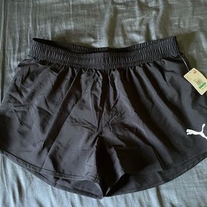 Black puma shorts work out/ swimming shorts size L